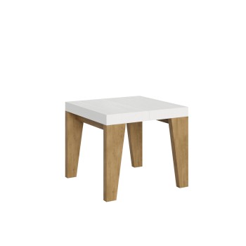 Naxy Table - Ausziehbarer Tisch 90x90/246 cm Naxy White Ash