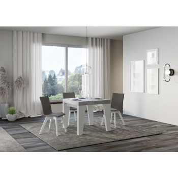 Naxy Table - Ausziehbarer Tisch 90x90/246 cm Naxy White Ash