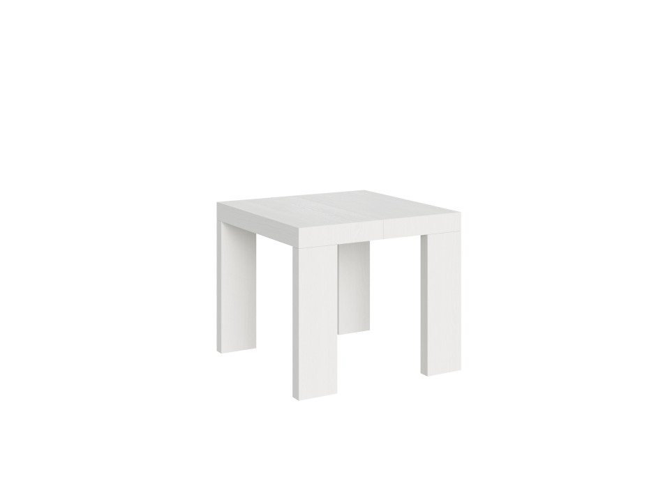 Roxell Tisch - Ausziehbarer Tisch 90x90/246 cm Roxell White Ash