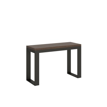 Tecno Double Table - Klapptisch 120x45/90 cm Tecno Double Oak Nature Anthrazitrahmen