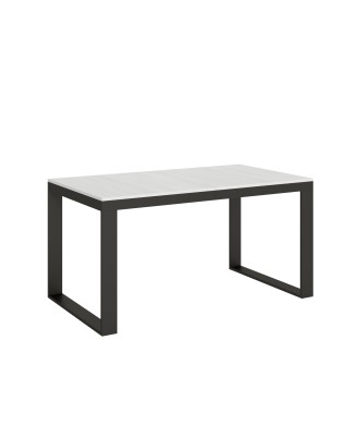 Tecno Evolution Tisch - Ausziehbarer Tisch 90x160/264 cm Tecno Evolution White Ash Anthrazit Gestell