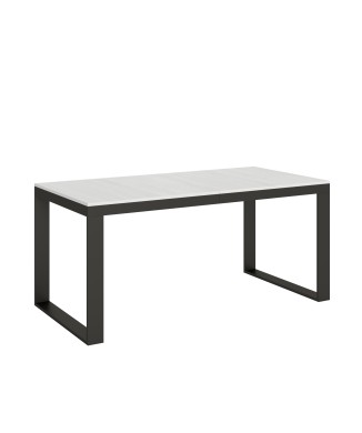 Tecno Evolution Tisch - Ausziehbarer Tisch 90x180/284 cm Tecno Evolution White Ash Anthrazit Gestell