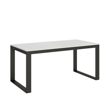 Tecno Evolution Tisch - Ausziehbarer Tisch 90x180/284 cm Tecno Evolution White Ash Anthrazit Gestell