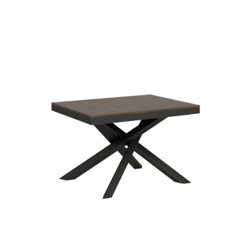 Volantis Evolution Tisch Anthrazit Gestell - Ausziehbarer Tisch 90x120/224 cm Volantis Evolution Weiß Esche Anthrazit Gestell