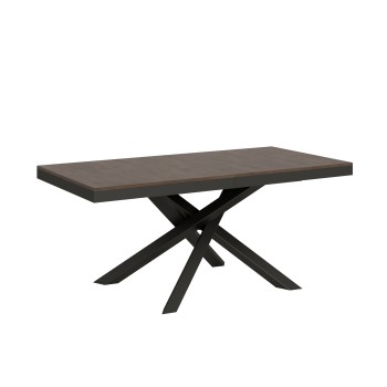 Volantis Evolution Tisch Anthrazit Gestell - Ausziehbarer Tisch 90x180/440 cm Volantis Evolution Weiß Esche Anthrazit Gestell